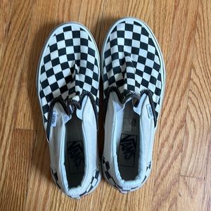Checkerboard Vans Women’s size 8